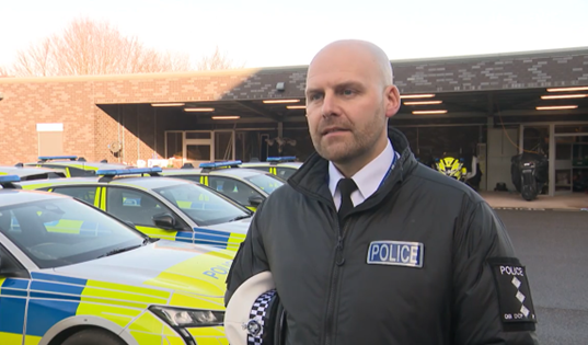 Chief Inspector Dean Drury of Devon & Cornwall's Roads Policing Team 