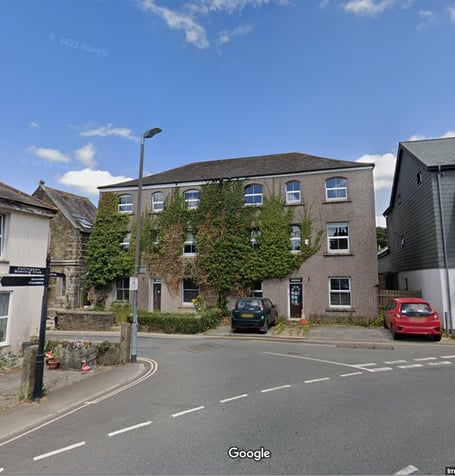 THE former offices of Blight, Broad and Skinnard in Callington, which has been empty for more than five years.