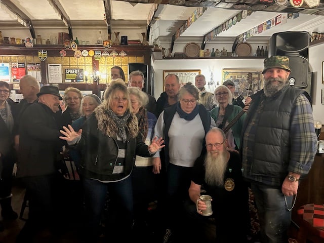 The community came out in force to hear from Ian about how they could save their local pub