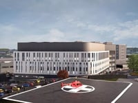 Change of vehicular access at the front of Derriford Hospital