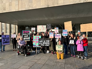 SEND parents protest Cornwall Council ahead of monthly meeting