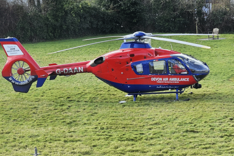 Devon Air Ambulance in Launceston