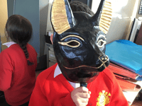 Students transported to Ancient Egypt
