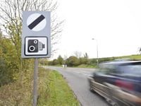 Driver caught doing more than 85 miles per hour on a 30mph road