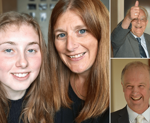 Mother and daughter hold charity skydive in memory of two special men