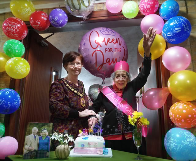 100-year Mary celebrates being Queen for the day 