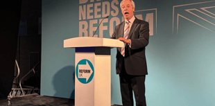 Nigel Farage addresses crowds in Cornwall at Reform UK conference 