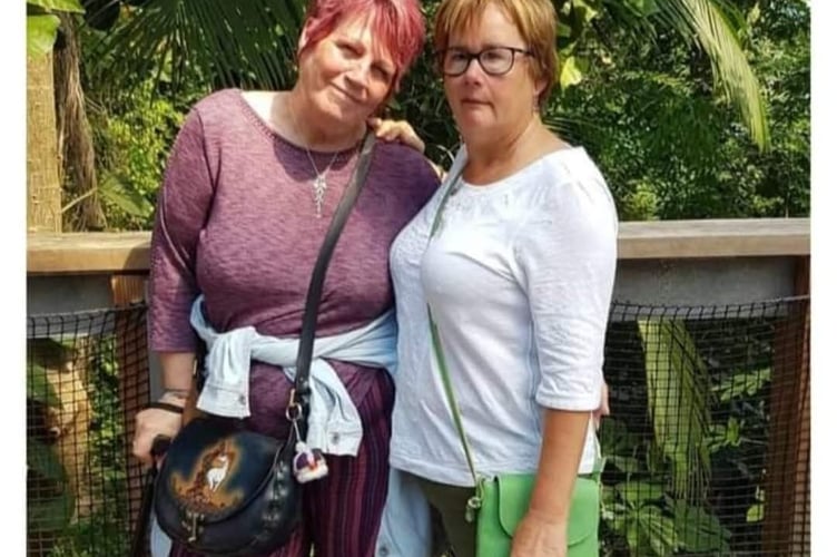Friends from either ends of the county, Ellen Yates and Diane Smith are hosting a Twilight Walk at the Eden Project to raise funds for the Brain Tumour Charity. (Picture: Diane Smith)