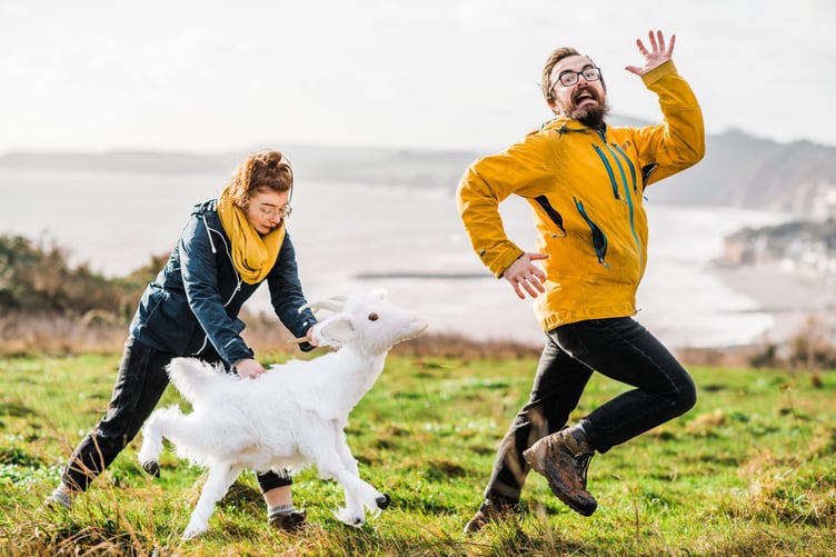 Running Dog Theatre CIC are bringing their acclaimed 'goat show' to town. (Picture: Running Dog Theatre CIC)