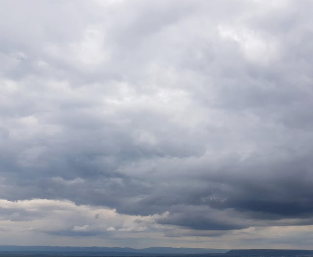 Partly cloudy skies today patchy rain tomorrow