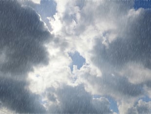 Patchy rain today, local drizzle tomorrow