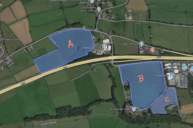 Trebursey Planning application plots