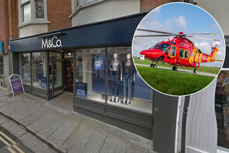 Launceston Cornwall Air Ambulance Shop