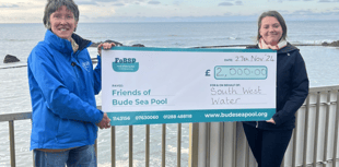 Sea pool gets £2,000 boost from South West Water