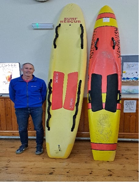 Mark Ward gave an interesting talk about Bude Surf Lifesaving Club to the members of Bude Women's Institute