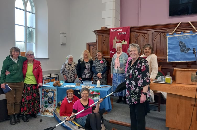 Members at The World Day of Prayer Service at The Mustard Seed Evangelical Church, Callington