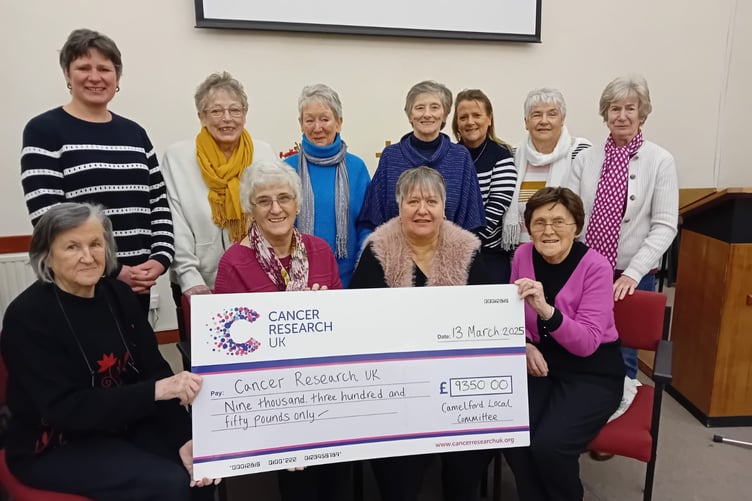 Camelford Cancer Research Donation