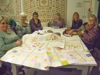 Cornish seamstresses craft quilt to raise funds for disability charity