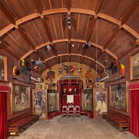 Inside King Arthur's Great Halls in Tintagel (Picture: James O. Davies)