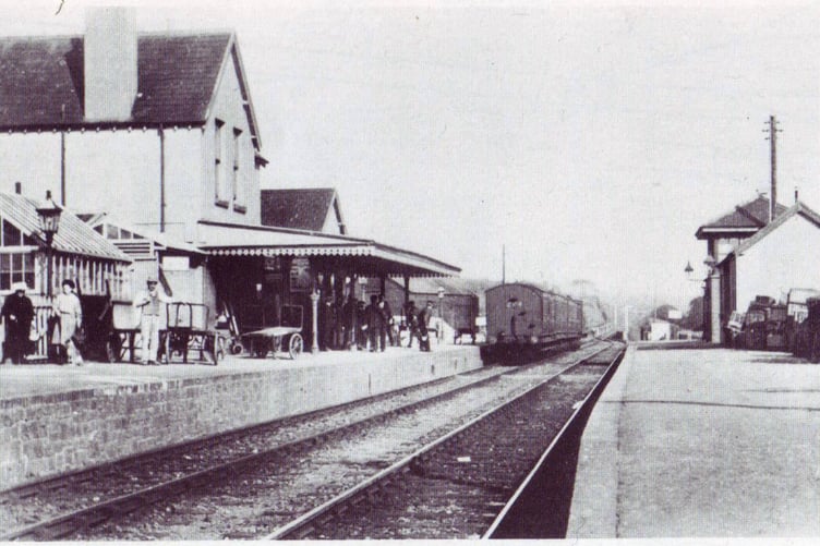 Holsworthy Railway Station in 1905. (Picture: Public Domain)