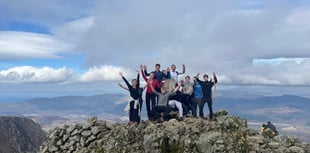 Mountain climbers hit the peaks
