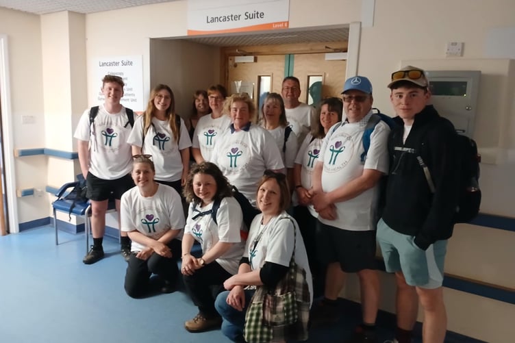 Monies raised by the group will be used to enhance the patient experience at the Lancaster Suite which now has a new space to talk to patients post their cancer diagnosis. (Picture: Kay Barriball)