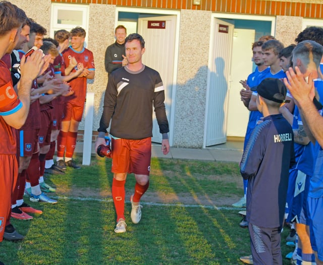 Clarets and Bude Town play out draw on Watkins' farewell