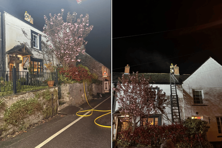 Launceston Fire Station Chimney Fire