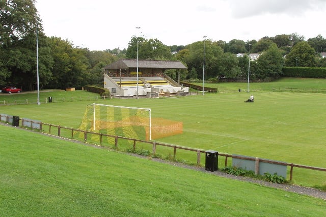 Priory Park, home to Bodmin Town Football Club