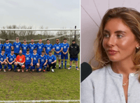 Controversial adult star 'Bonnie Blue' sponsors local football team