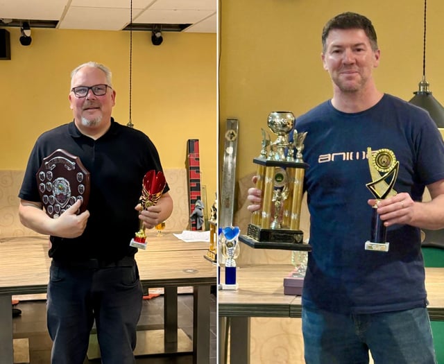 Finals Night held in Bude and District Pool League