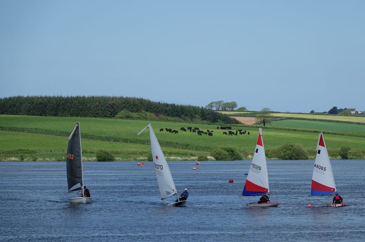 Sailing May 4 Upper Tamar Lake