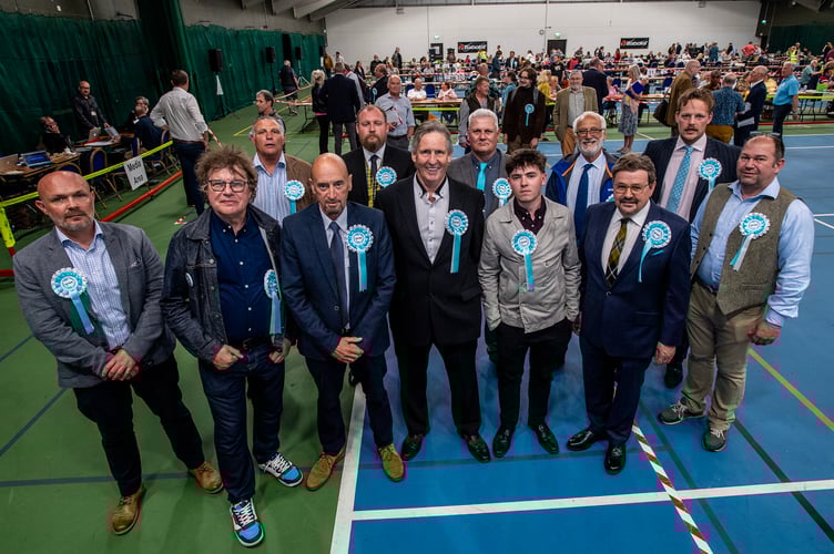 A new wave of turquoise for Cornwall Council with Reform UK coming out on top. (Picture: Paul Williams) 