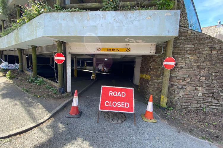 Westgate car park crash