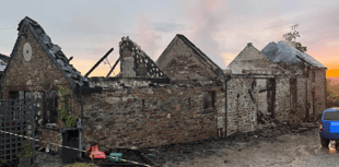 Appeal for help launched after property gutted by fire near Launceston
