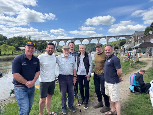 Robin Hanbury-Tenison at the start of his rowing challenge. Picture: University of Plymouth