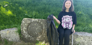Bodmin girl litterpicks to help save museum
