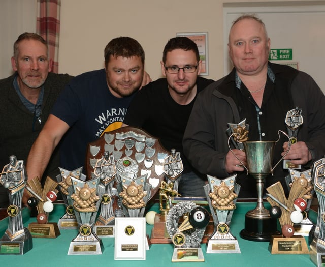 Holsworthy and District Pool League season comes to an end
