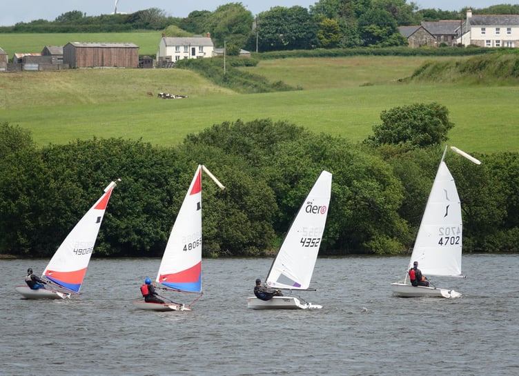 Upper Tamar Lake Sailing.