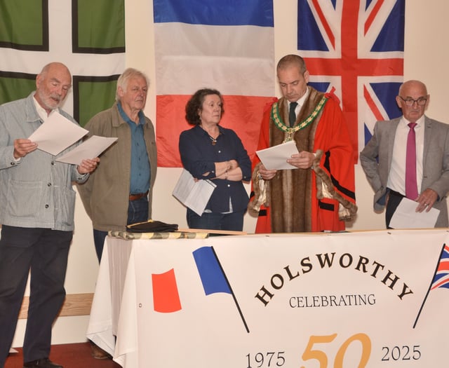 Towns mark fifty years of friendship