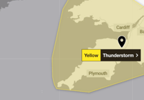 Thunderstorm warnings continue across the South West over the weekend
