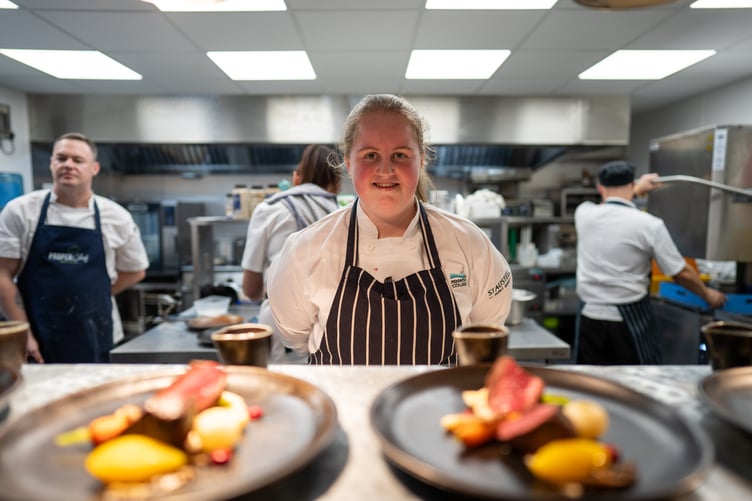 Caitlin Smith is a commis chef apprentice at the Pedn Olva in St Ives.