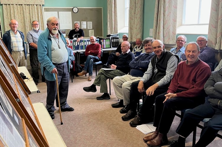 It was a packed meeting for the Launceston Stamp Club recently  