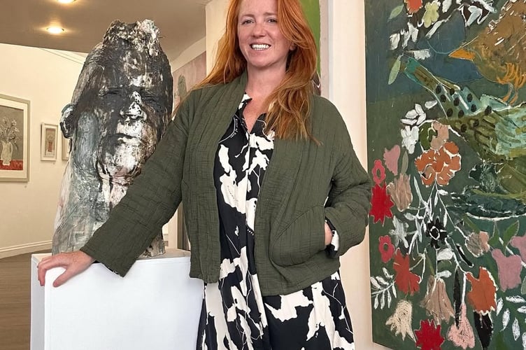 Sarah Brittain-Mansbridge MBE, director of Cornwall Contemporary gallery in Penzance