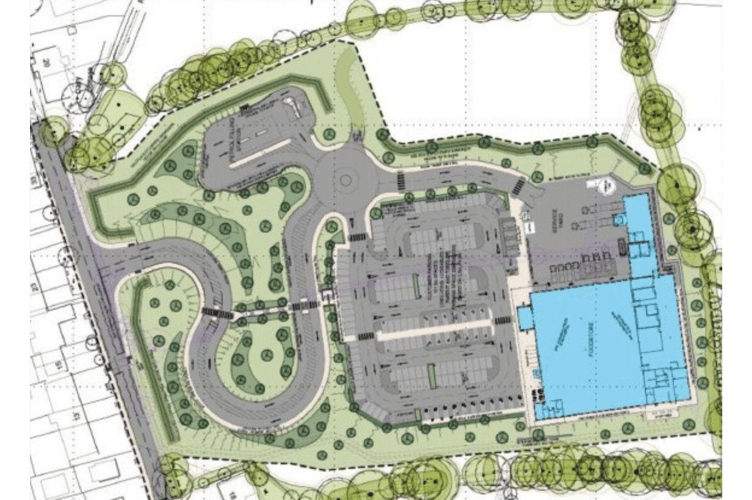 The proposed layout of the Tesco Camelford supermarket (Picture: Tesco)