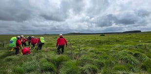 Elderly man rescued after moor injury