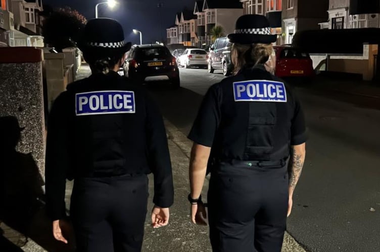 The Neighbourhood Support Team have also been out and about within Saltash providing high visibility patrols. Picture: (Devon and Cornwall Police).