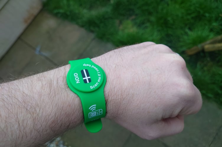 Worn by neurodivergent individuals, the wristbands use nearfield communication chip technology and can be scanned by emergency service personnel. 