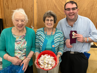 Launceston Visually Impaired Club held a successful raffle at their most recent event