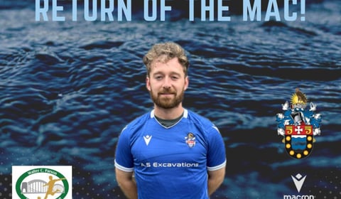 Hackett delighted as McDonald rejoins Bude Town